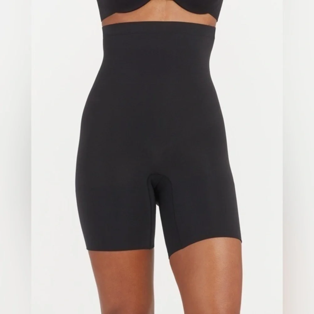 NEW Spanx Higher Power Short Shapewear Black Size XL